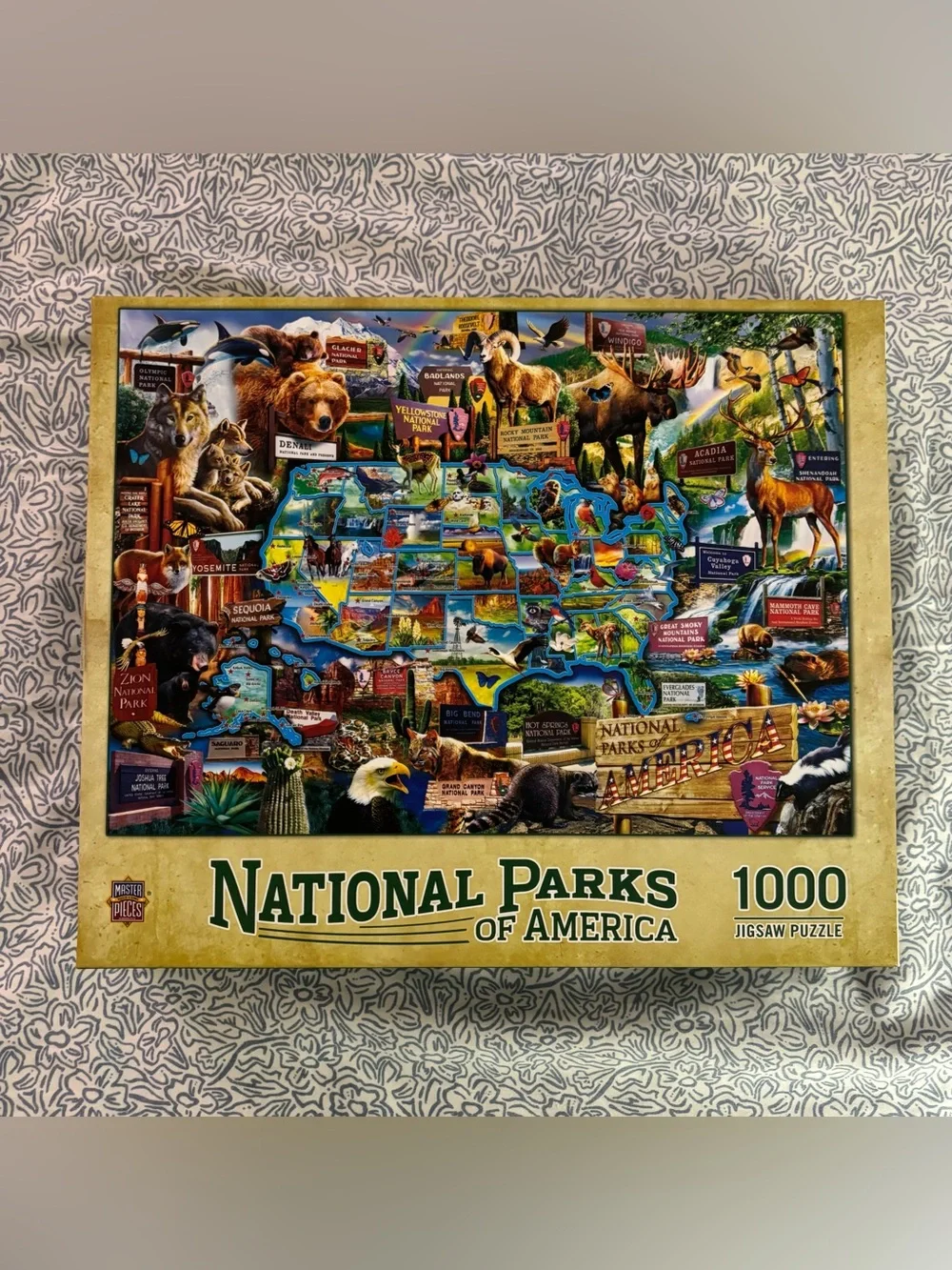 National Parks of America 1000-Piece Jigsaw Puzzle - by MasterPieces